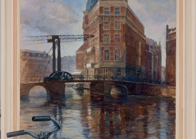 schilderij amsterdam